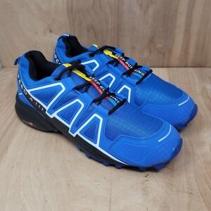Keep Running Shoes Mens Size 44 Blue Speed 4 Trail Outdoor Athletic Sneakers LT